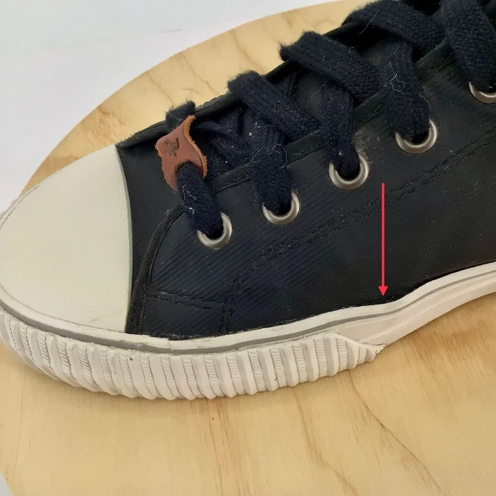 PF Flyers Men's/Women's Coated Canvas Hi Casual Sneaker Men's Sz 12/ Women 13.5 - Picture 7 of 16